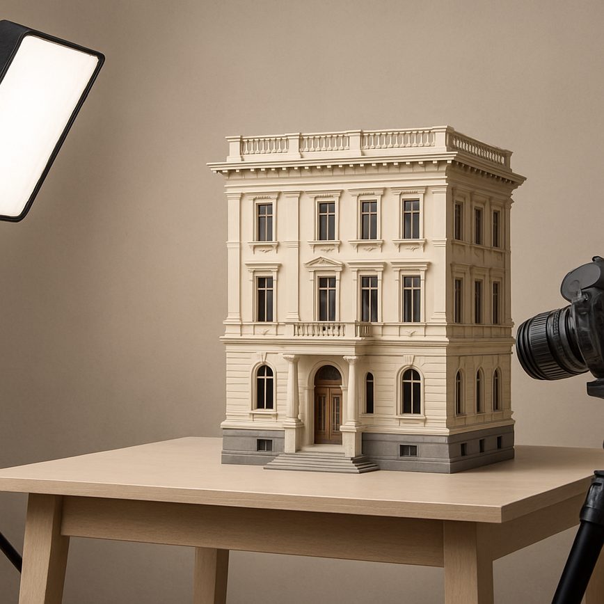 Fotografowanie miniatur architektonicznych