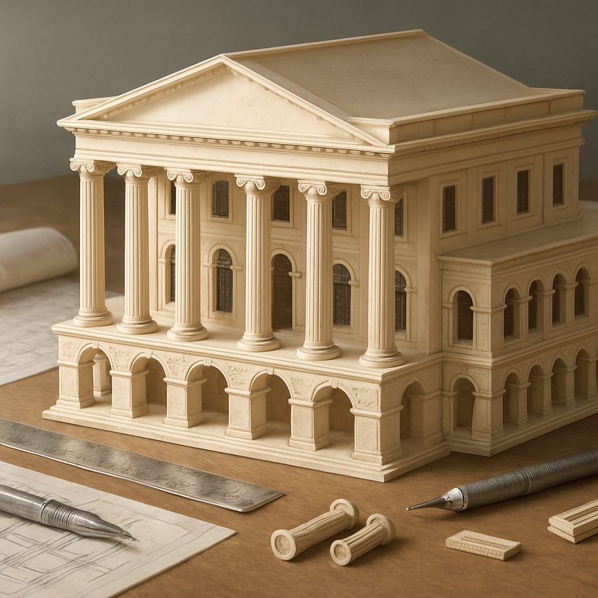 Różnorodność stylów architektonicznych w miniaturze