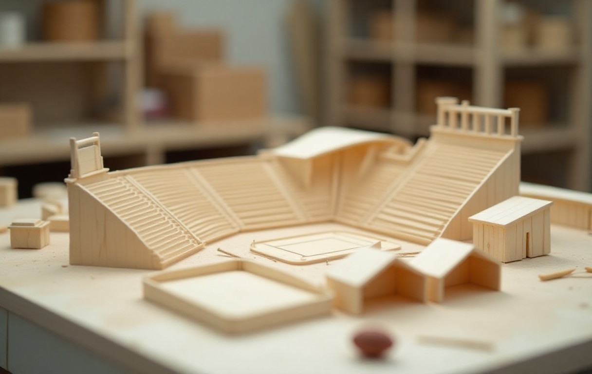 Miniatury obiektów sportowych — Jak powstają miniatury obiektów sportowych?
