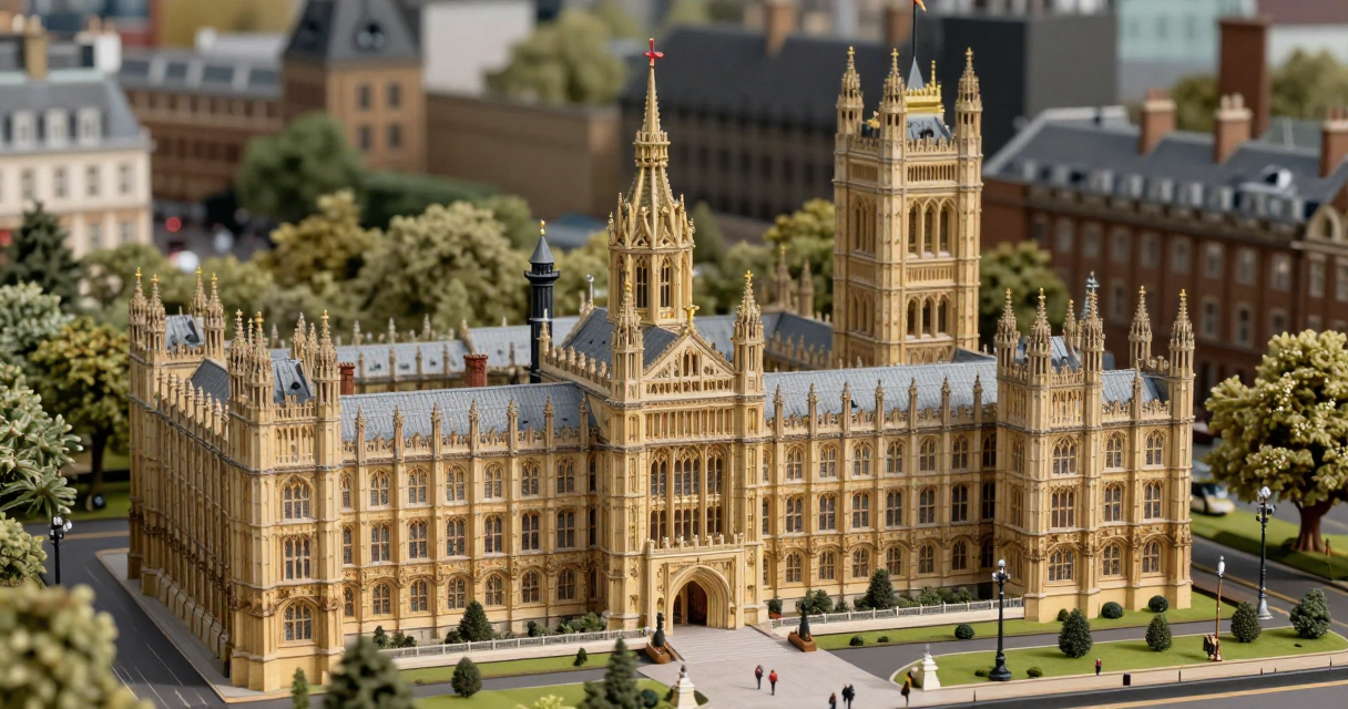 Najpiękniejsze miniatury sakralnych budowli Europy w budowleswiata.com — Opactwo Westminster w Londynie, gotycka katedra